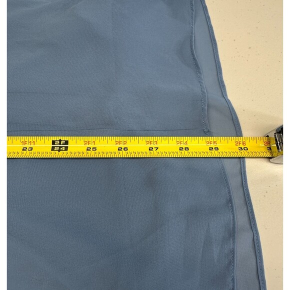 Alex Evenings Women’s Dress Pants 2X Blue Wide Leg Pull On Lined Elastic Waist - Picture 9 of 11